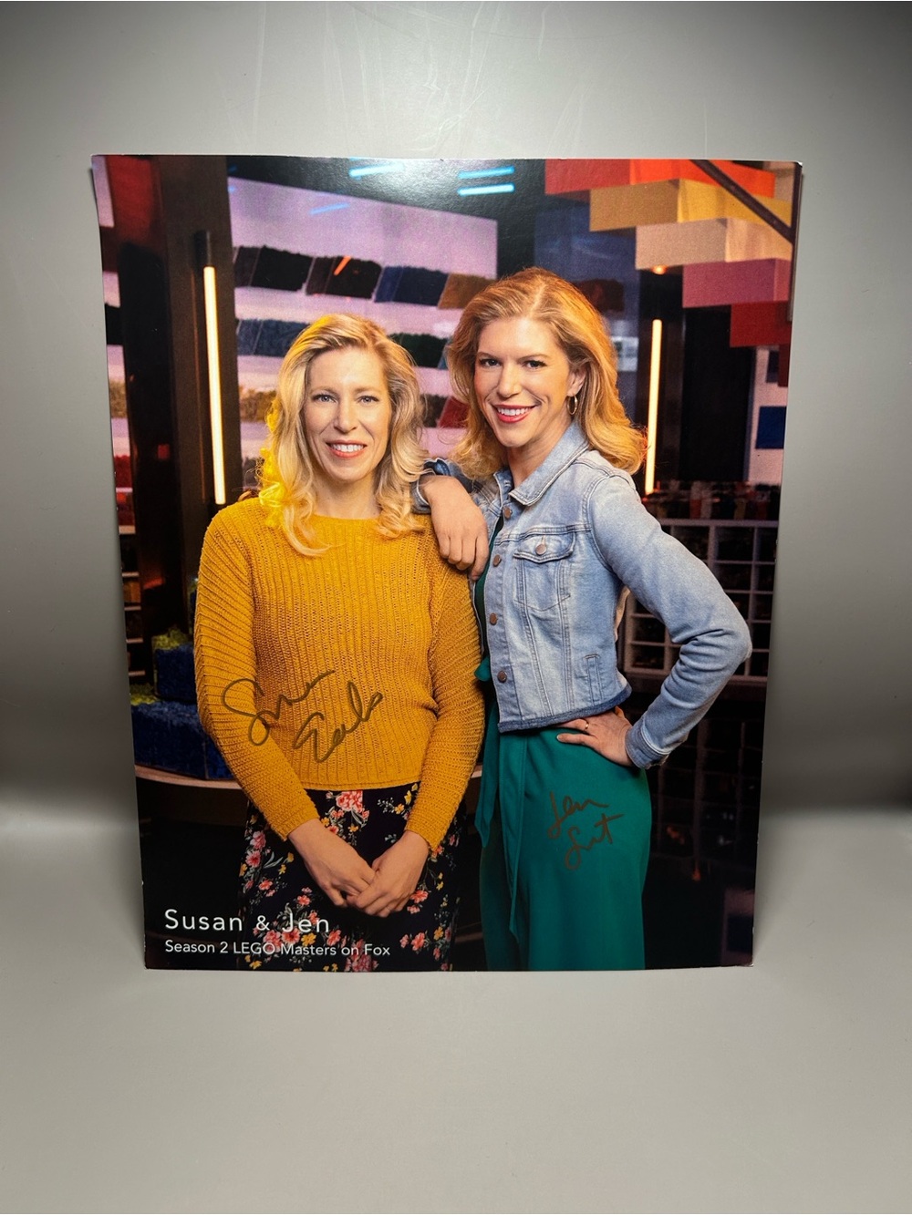 Autographed Photo of Suan & Jen - S2 LEGO Masters Contestants